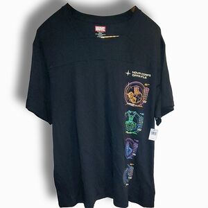 NWT Disney Parks Marvel Guardians Cosmic Re. Nova Corps Data File T-Shirt Sz XXL